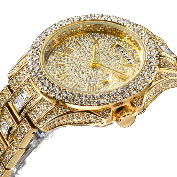 Glow Luxe Diamond Fashion Watch